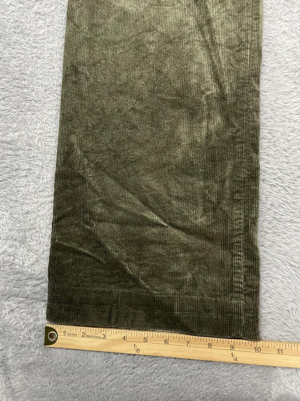 Maeve Anthropologie Pants Womens 25 Brown/Green Corduroy Straight Leg Chino - Picture 7 of 13